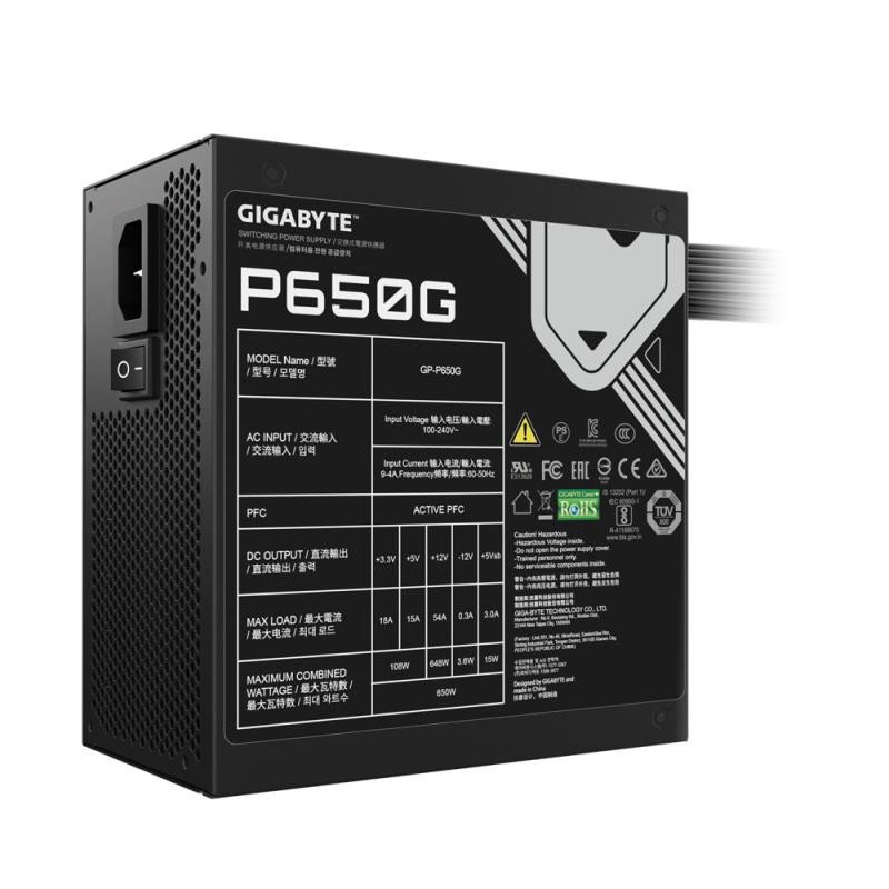 GIGABYTE 650w - GP-P650G - 80+ Gold – Image 4
