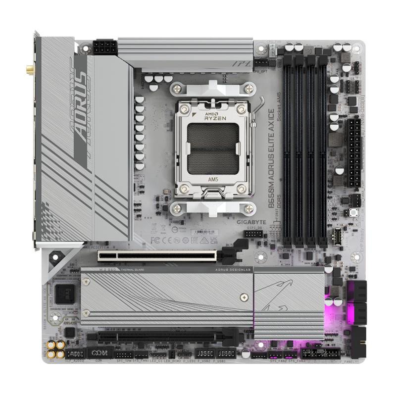 GIGABYTE B650M A ELITE AX ICE – Image 2