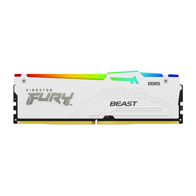 Kingston Technology FURY Beast 16GB 6000MT/s DDR5 CL36 DIMM White RGB EXPO – Image 2