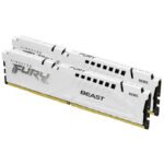 Kingston Technology FURY Beast 32GB 6000MT/s DDR5 CL36 DIMM (Kits de 2) White EXPO