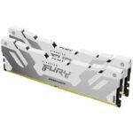 Kingston Technology FURY DIMM DDR5 CL32 32 Go 6400 MT/s (kit de 2) Renegade Blanc XMP