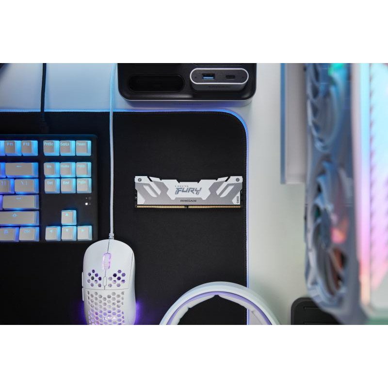 Kingston Technology FURY DIMM DDR5 CL32 32 Go 6400 MT/s (kit de 2) Renegade Blanc XMP – Image 5