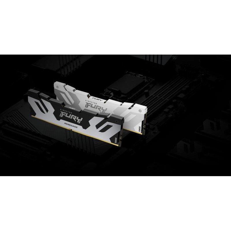 Kingston Technology FURY DIMM DDR5 CL32 32 Go 6400 MT/s (kit de 2) Renegade Blanc XMP – Image 6