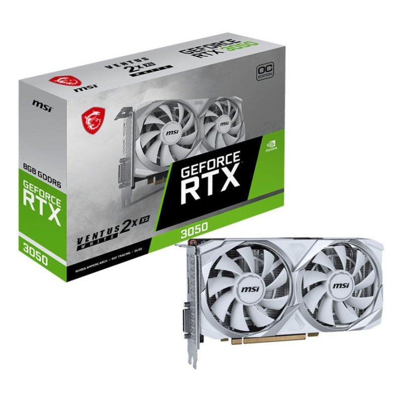 MSI RTX 3050 VENTUS 2X XS WHITE 8G OC – Image 2