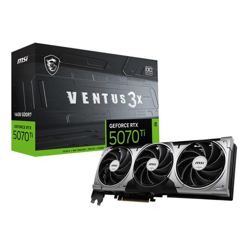 MSI RTX 5070TI 16G VENTUS 3X OC – Image 4