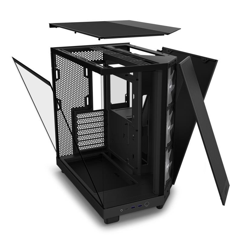 NZXT H6 Flow RGB Midi Tower Noir – Image 14