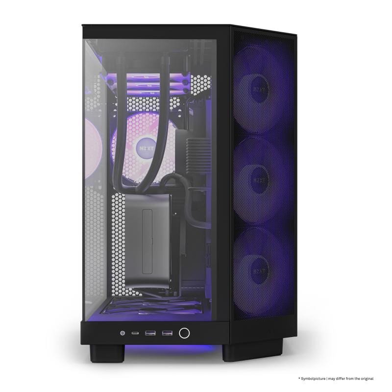 NZXT H6 Flow RGB Midi Tower Noir – Image 3
