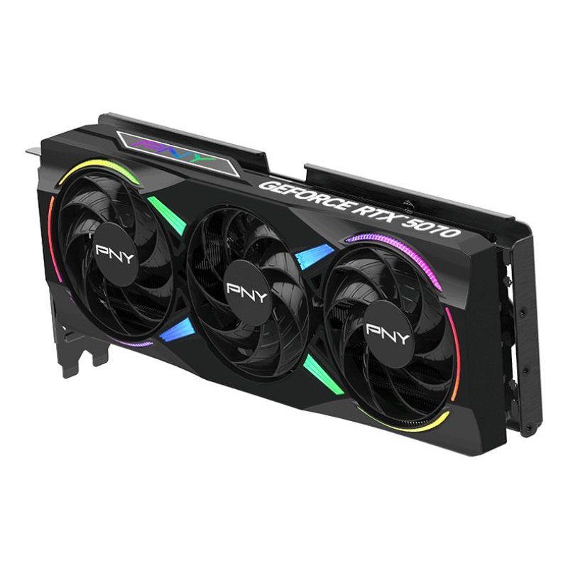 PNY GeForce RTX 5070 12GB ARGB Overclocked Triple Fan – Image 4