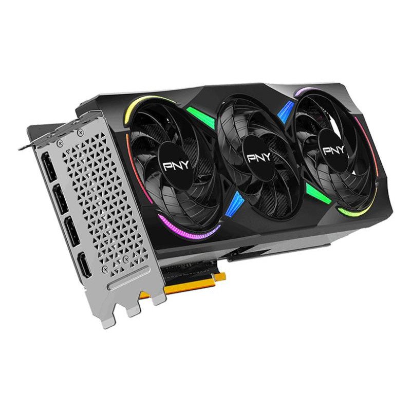 PNY GeForce RTX 5070Ti 16GB ARGB Overclocked Triple Fan – Image 2