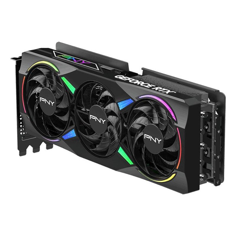 PNY GeForce RTX 5070Ti 16GB ARGB Overclocked Triple Fan – Image 4