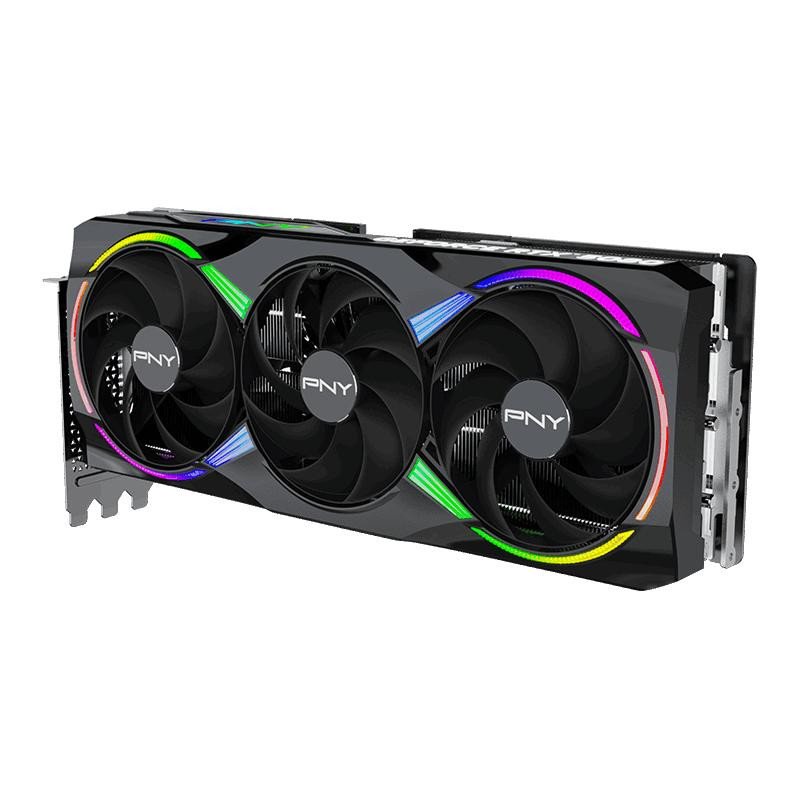 VGA PNY GeForce RTX 5080 16GB ARGB Overclocked Triple Fan – Image 4