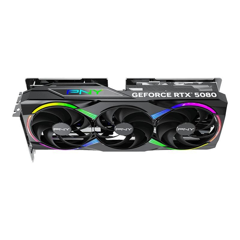 VGA PNY GeForce RTX 5080 16GB ARGB Overclocked Triple Fan – Image 5