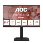 AOC 24E4U écran plat de PC 60,5 cm (23.8″) 1920 x 1080 pixels Full HD LED Noir