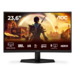 AOC G4 C24G42E écran plat de PC 59,9 cm (23.6&Prime;) 1920 x 1080 pixels Full HD LED Noir, Rouge
