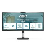 AOC V5 CU34V5CW écran plat de PC 86,4 cm (34&Prime;) 3440 x 1440 pixels Wide Quad HD LED Noir