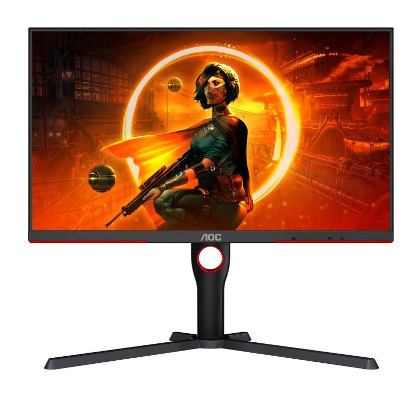 AOC G3 Q27G3XMN/BK écran plat de PC 68,6 cm (27") 2560 x 1440 pixels 2K Ultra HD LED Noir, Rouge – Image 2