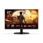 AOC G4 Q27G42ZE écran plat de PC 68,6 cm (27&Prime;) 2560 x 1440 pixels Quad HD LCD Noir, Rouge