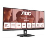 AOC U34E2M écran plat de PC 86,4 cm (34&Prime;) 3440 x 1440 pixels Wide Quad HD Noir