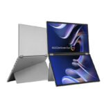 ASUS ZenScreen Duo OLED MQ149CD écran plat de PC 35,6 cm (14&Prime;) 1920 x 1200 pixels WUXGA Argent
