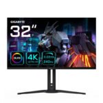 GIGABYTE AORUS Écran de jeu FO32U2 OLED de 32? – 3840 x 2160 (UHD), 240Hz, 0,03ms, KVM, 250 cd/m², FreeSync Premium Pro, DisplayHDR True Black 400, HDMI 2.1