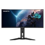 GIGABYTE Moniteur de jeu courbé OLED WQHD MO34WQC 34&Prime; – 3440 x 1440, 175Hz, 0.03ms, KVM, 250 cd/m², FreeSync Premium Pro, DisplayHDR True Black 400, HDMI 2.1, Displayport 1.4