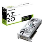 GIGABYTE GeForce RTX 5080 AERO OC SFF 16G Carte graphique – 16 Go GDDR7, 256 bits, PCI-E 5.0, 2730MHz Core Clock, 3 x DisplayPort, 1 x HDMI, GV-N5080AERO OC-16GD