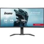 iiyama G-MASTER GCB3484WQSU-B1 écran plat de PC 86,4 cm (34&Prime;) 3440 x 1440 pixels UltraWide Quad HD LED Noir