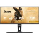 iiyama G-MASTER GCB3486WQSCP-B1 écran plat de PC 86,4 cm (34&Prime;) 3440 x 1440 pixels UltraWide Quad HD Noir