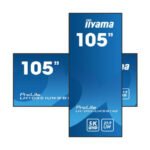 iiyama LH10551UWS-B1AG Écran d&rsquo;affichage dynamique Écran plat de signalisation numérique 2,66 m (104.7&Prime;) LED 500 cd/m² UltraWide 5K HD Noir 24/7