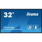 iiyama LH3260HS-B1AG Écran d&rsquo;affichage dynamique Carte A numérique 80 cm (31.5&Prime;) LED Wifi 500 cd/m² Full HD Noir Intégré dans le processeur Android 11 24/7