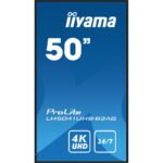 iiyama LH5041UHS-B2AG Écran d&rsquo;affichage dynamique Écran plat de signalisation numérique 127 cm (50&Prime;) LCD 500 cd/m² 4K Ultra HD Noir 24/7
