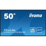 iiyama LH5041UHS-B2AG Écran d&rsquo;affichage dynamique Écran plat de signalisation numérique 127 cm (50&Prime;) LCD 500 cd/m² 4K Ultra HD Noir 24/7