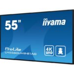 iiyama LH5560UHS-B1AG Écran d&rsquo;affichage dynamique Carte A numérique 138,7 cm (54.6&Prime;) LED Wifi 500 cd/m² 4K Ultra HD Noir Intégré dans le processeur Android 11 24/7