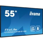 iiyama LH5560UHS-B1AG Écran d&rsquo;affichage dynamique Carte A numérique 138,7 cm (54.6&Prime;) LED Wifi 500 cd/m² 4K Ultra HD Noir Intégré dans le processeur Android 11 24/7