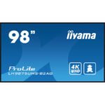 iiyama LH9875UHS-B2AG Écran d&rsquo;affichage dynamique Écran plat de signalisation numérique 2,48 m (97.5&Prime;) LED Wifi 500 cd/m² 4K Ultra HD Noir Intégré dans le processeur Android 11 24/7