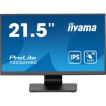 iiyama ProLite T2252MSC-B2 écran plat de PC 54,6 cm (21.5&Prime;) 1920 x 1080 pixels Full HD LCD Écran tactile Noir