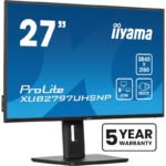 iiyama ProLite XUB2797UHSNP-B1 écran plat de PC 68,6 cm (27&Prime;) 3840 x 2160 pixels 4K Ultra HD LED Noir