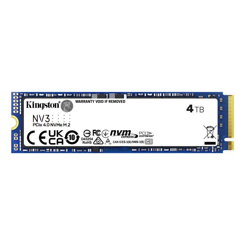 KINGSTON SSD NV3 4000G M.2 NVMe PCIe 4.0 *SNV3S/4000G – Image 3