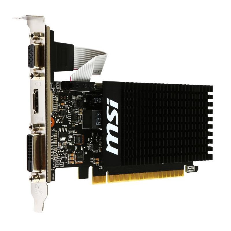 MSI GT 710 2GD3H LP carte graphique NVIDIA GeForce GT 710 2 Go GDDR3