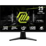 MSI MAG 255F E20 écran plat de PC 62,2 cm (24.5&Prime;) 1920 x 1080 pixels Full HD LCD Noir