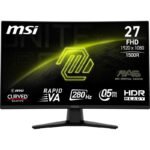 MSI MAG 274CXF écran plat de PC 68,6 cm (27&Prime;) 1920 x 1080 pixels Full HD Noir