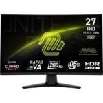 MSI MAG 274CXF écran plat de PC 68,6 cm (27&Prime;) 1920 x 1080 pixels Full HD Noir