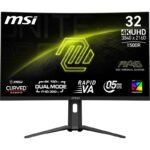MSI MAG 321CUPDF écran plat de PC 80 cm (31.5&Prime;) 3840 x 2160 pixels 4K Ultra HD LCD Noir