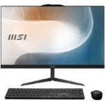MSI Modern AM242 1M-1082FR Intel Core 5 120U 60,5 cm (23.8&Prime;) 1920 x 1080 pixels PC All-in-One 16 Go DDR5-SDRAM 512 Go SSD Windows 11 Pro Wi-Fi 6E (802.11ax) Noir
