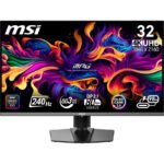 MSI MPG 322URX QD-OLED écran plat de PC 80 cm (31.5&Prime;) 3840 x 2160 pixels 4K Ultra HD Noir