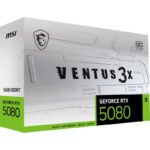 MSI VENTUS GEFORCE RTX 5080 16G 3X OC WHITE carte graphique NVIDIA 16 Go GDDR7