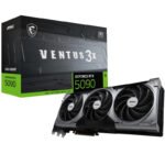MSI VENTUS GEFORCE RTX 5090 32G 3X OC carte graphique NVIDIA 32 Go GDDR7
