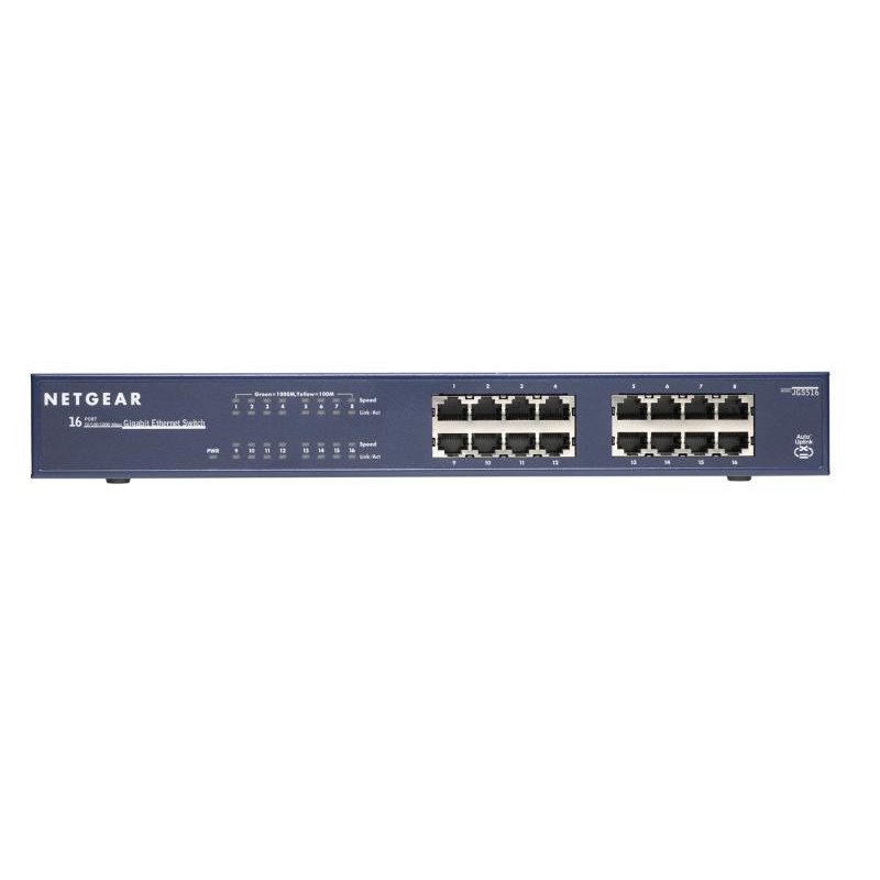 NETGEAR 16-PORT GE UNMANAGED SWITCH (JGS516)
