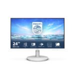 Philips V Line 241V8AW/00 écran plat de PC 60,5 cm (23.8&Prime;) 1920 x 1080 pixels Full HD LCD Blanc