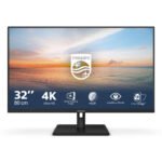 Philips 1000 series 32E1N1800LA/00 écran plat de PC 80 cm (31.5&Prime;) 3840 x 2160 pixels 4K Ultra HD LCD Noir